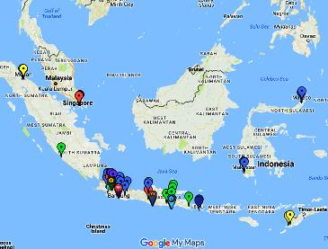 Lokasi dan Peta (Google Map) Reguler Nomor
